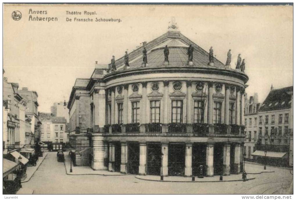 (550) Old Belgium Postcard - Carte Ancienne De Belgique - Anvers - Theatre Royal - Antwerpen