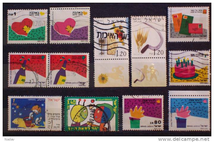 Israel- Used Stamps, Set-  IS-712. - Oblitérés (avec Tabs)