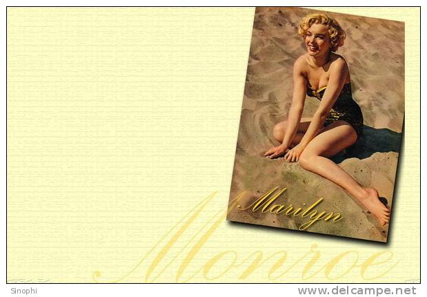 B28-11  @    Marilyn Monroe  Hollywood Movie Star Actress  ( Postal Stationery , Articles Postaux ) - Estate 2004: Atene