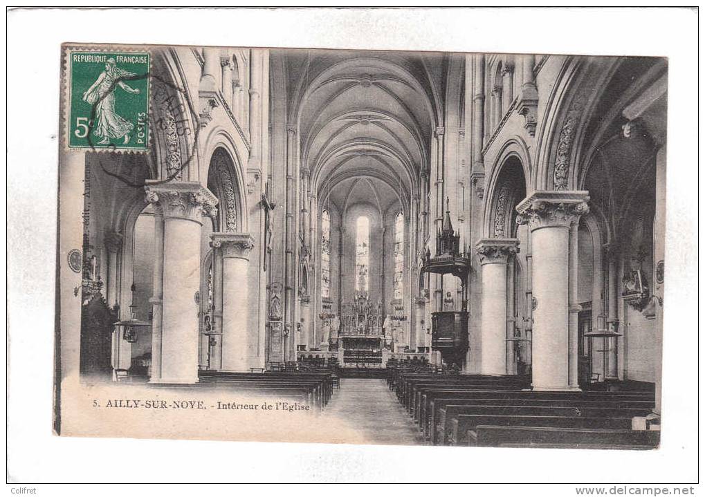 80 - Ailly-sur-Noye       Interieur De L'Eglise - Ailly Sur Noye