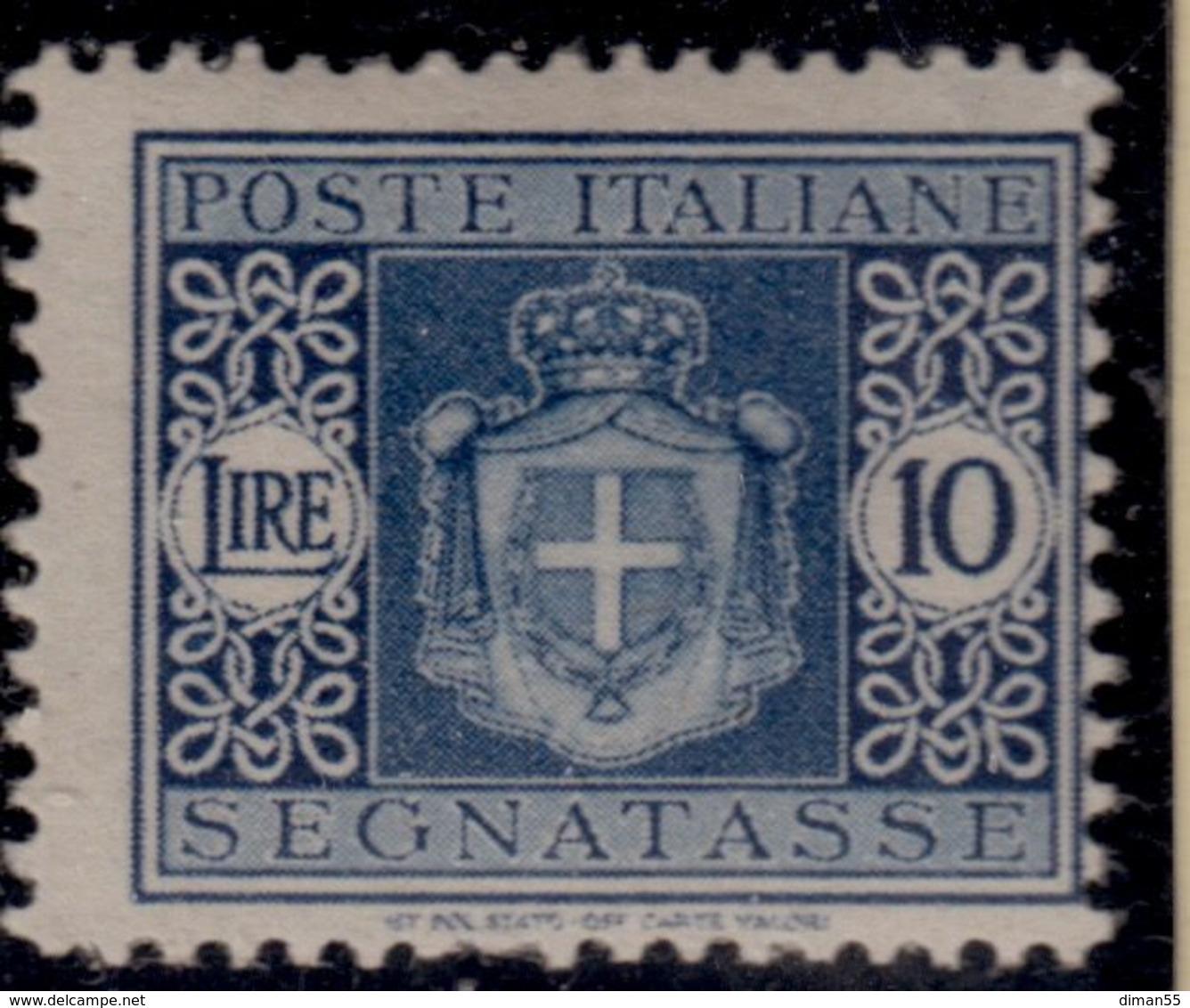 ITALY - Tax 95 - Cv 56 Euro - GOMMA INTEGRA - MNH**- LUXUS POSTFRISCH - Strafport