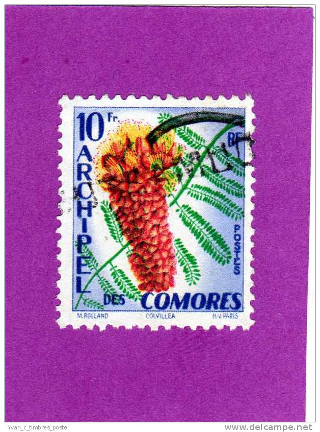 COLONIES FRANCAISES COMORES TIMBRE N° 16 OBLITERE COLVILLEA - Sonstige & Ohne Zuordnung