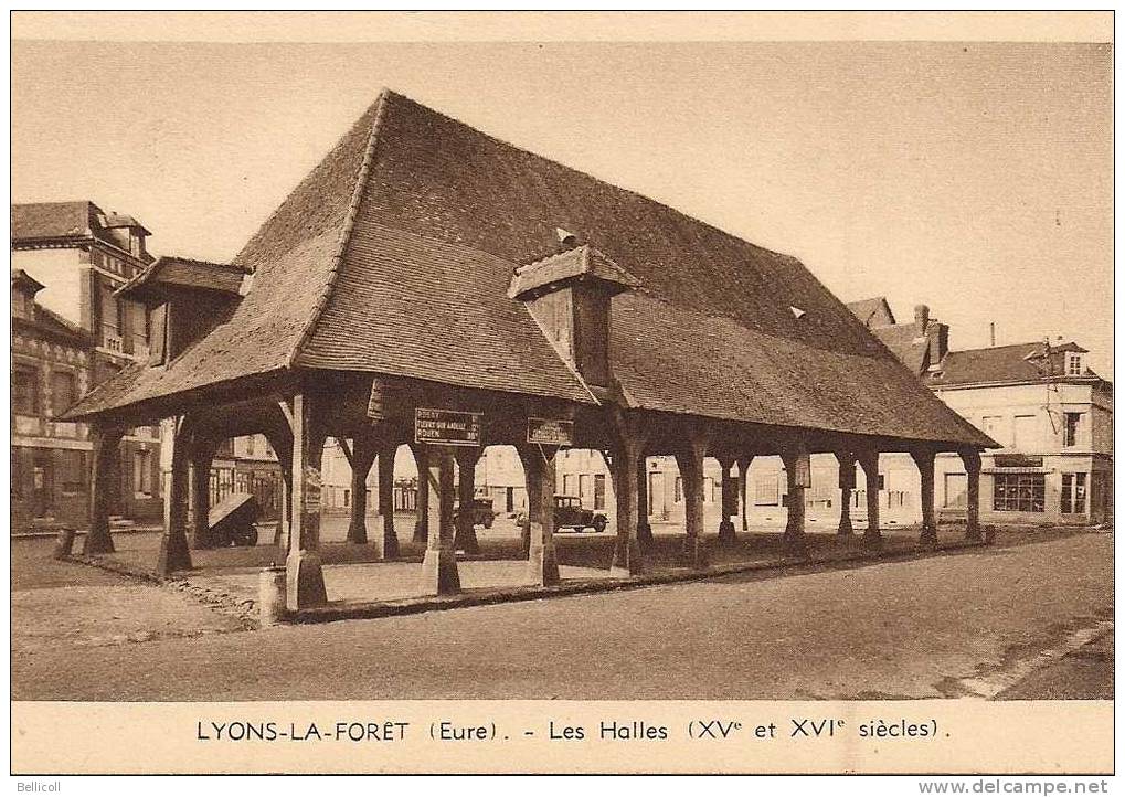 LYONS LA FORET  (Eure)  Les Halles - Lyons-la-Forêt