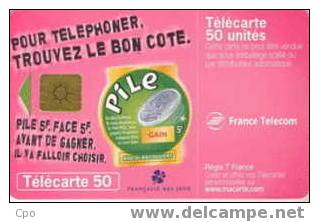 # France 1020  PILE OU FACE 50u Gem2 12.99 Tres Bon Etat - 1999