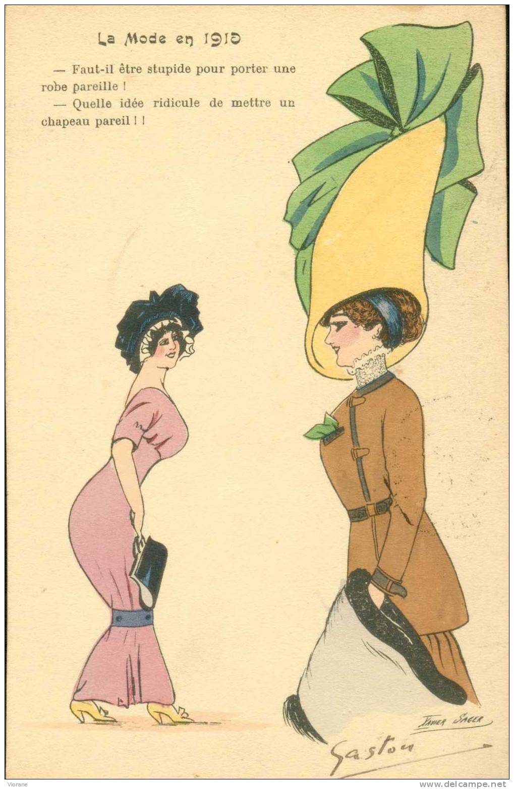 Sager --  La Mode En 1910 - Sager, Xavier