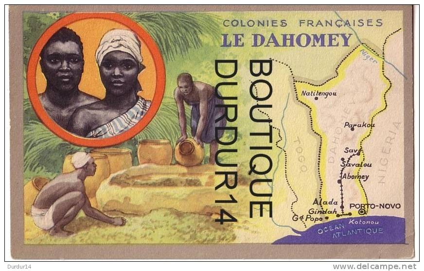 Colonies Françaises  /  LE DAHOMEY - Dahome