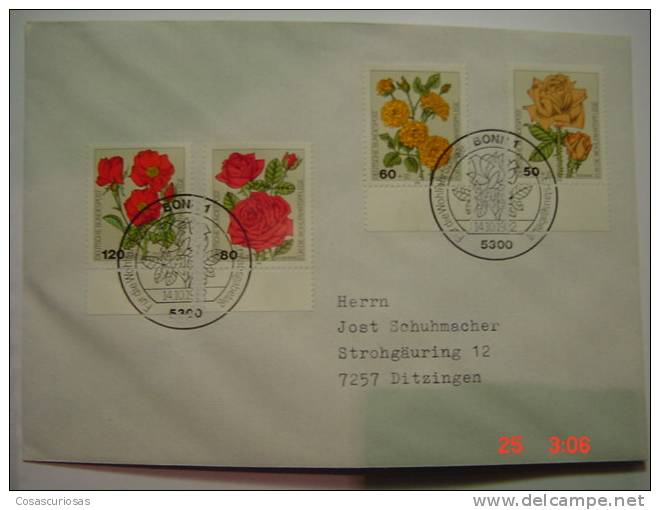 2784 BONN GERMANY   FDC COVER CARTA YEARS 1982 OTHERS IN MY STORE - Rozen