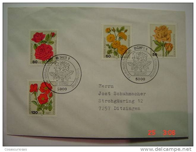 2783 BONN GERMANY   FDC COVER CARTA YEARS 1982 OTHERS IN MY STORE - Rosen