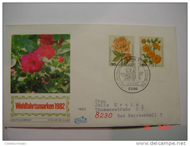 2777 BONN GERMANY   FDC COVER CARTA YEARS 1982 OTHERS IN MY STORE - Rozen