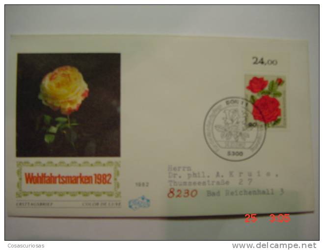 2778 BONN GERMANY   FDC COVER CARTA YEARS 1982 OTHERS IN MY STORE - Rosen