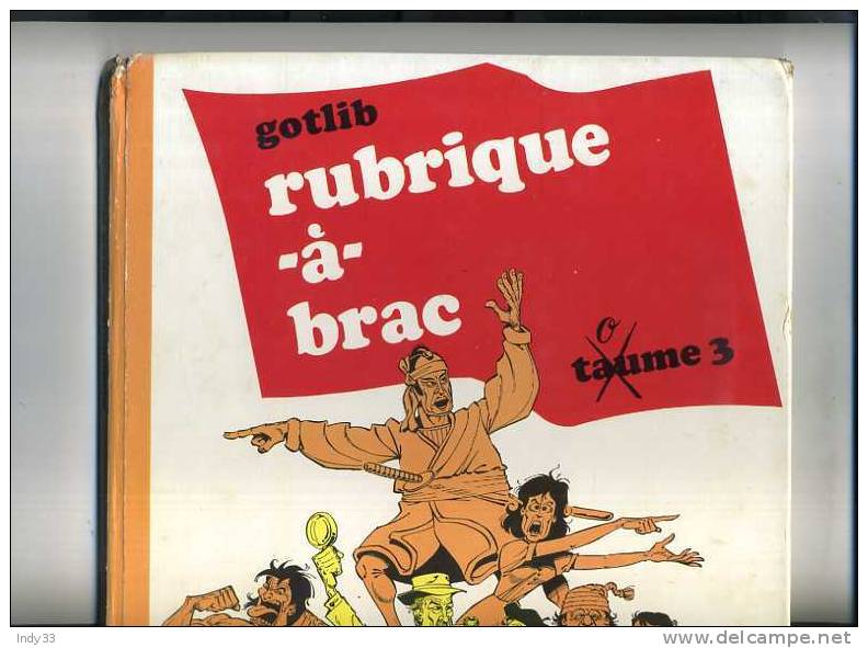 - RUBRIQUE-A-BRAC TAUME 3 . DARGAUD EDITEUR 1972 - Rubrique-à-Brac