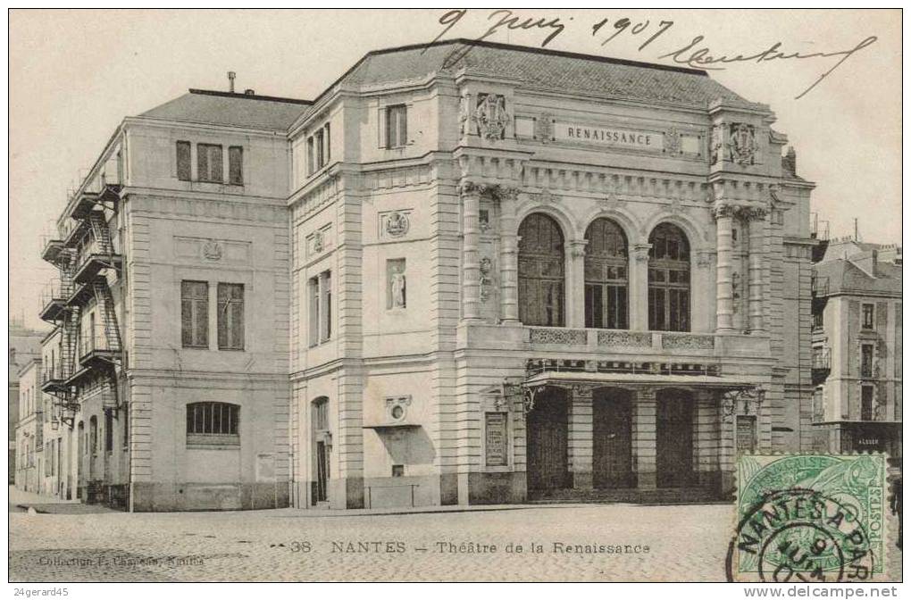 CPA NANTES (Loire Atlantique) - Théâtre De La Renaissance - Nantes