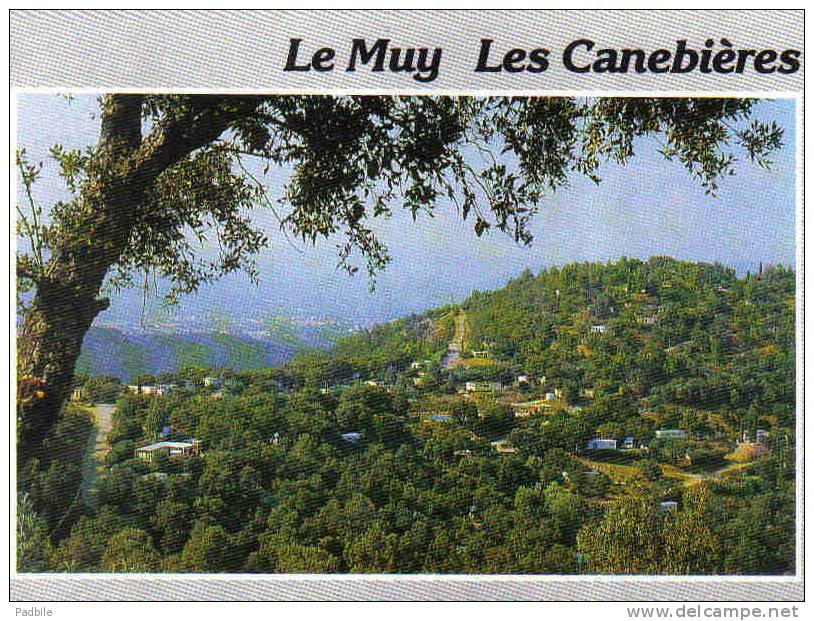 Carte Postale 83. Le Muy  Camping Caravaning **Domaine Des Canebières**  Trés Beau Plan - Le Muy