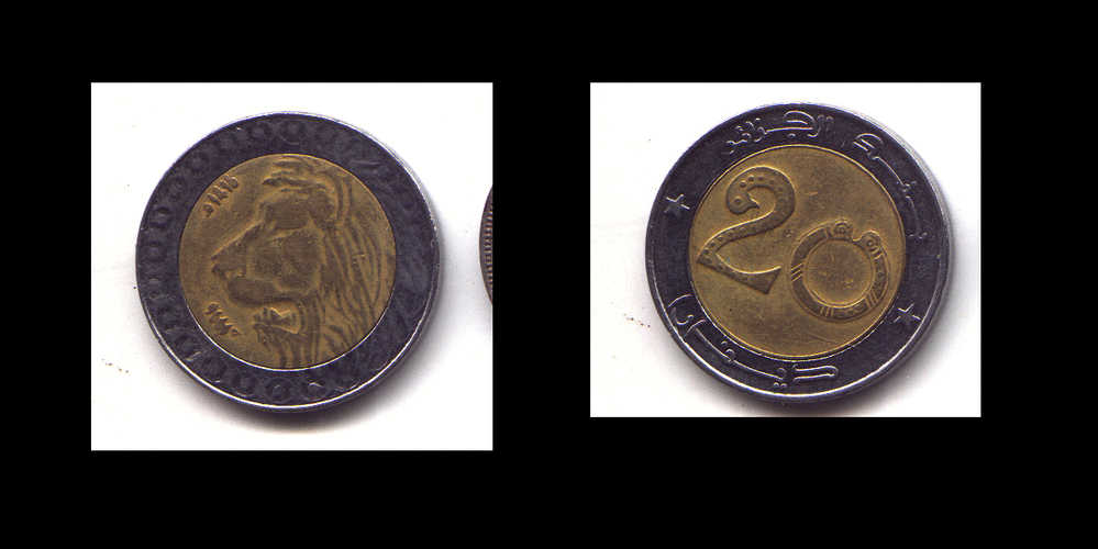 20 DINARS 1992 (LION) - Algérie