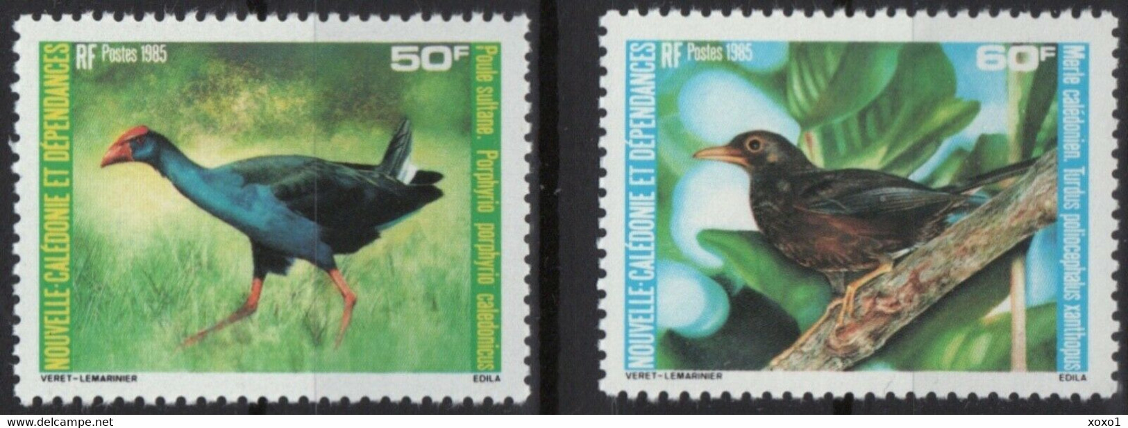 New Caledonia 1985 MiNr. 772 - 773  Neukaledonien Vögel Birds   2v  MNH** 4,50 € - Ongebruikt