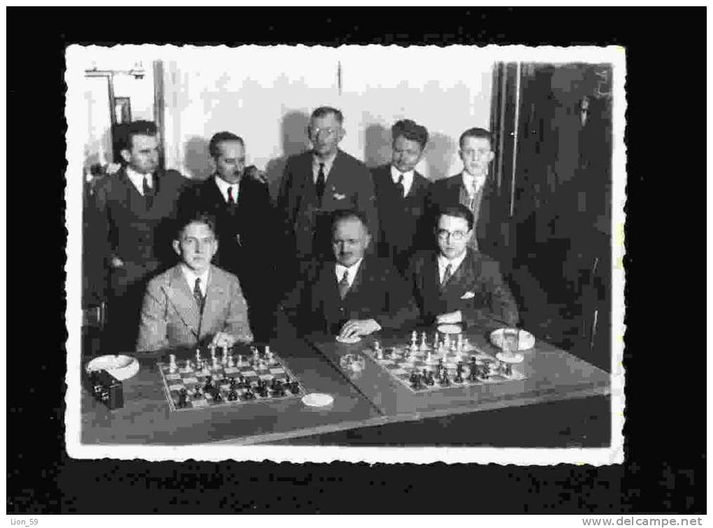 Germany Sport Tim CHESS Old Photo Pc 26729 - Chess