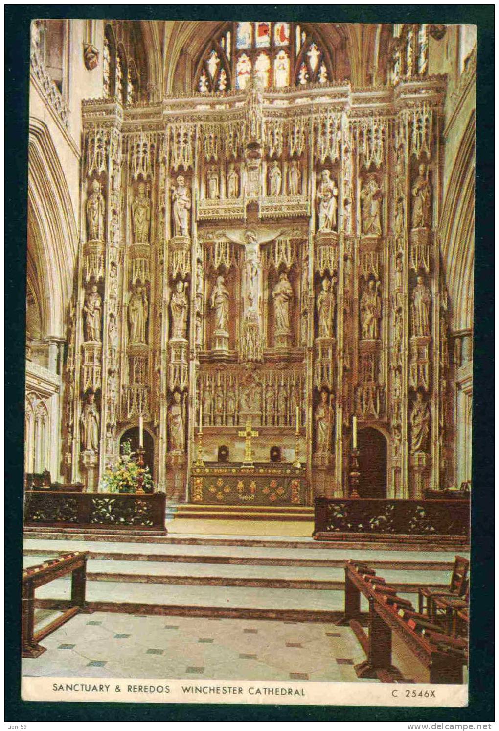 WINCHESTER - Cathedral The Reredos - Great Britain Grande-Bretagne Grossbritannien Gran Bretagna TO Bulgaria  66181 - Winchester