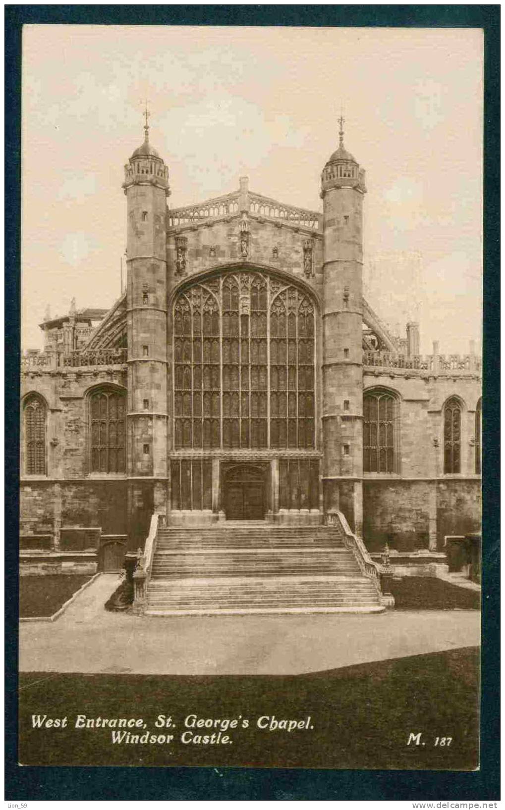 WINDSOR CASTLE - WEST ENTRANCE ST. GEORGES CHAPEL - Great Britain Grande-Bretagne Grossbritannien Gran Bretagna 66190 - Windsor Castle