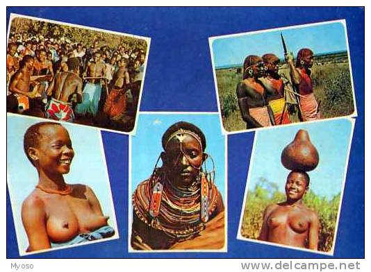 East African Tribes, Femmes Seins Nus - Kenya
