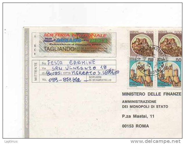 LOTTERIA NAZIONALE ANNO 1997 IMOLA - Regionale Spelen