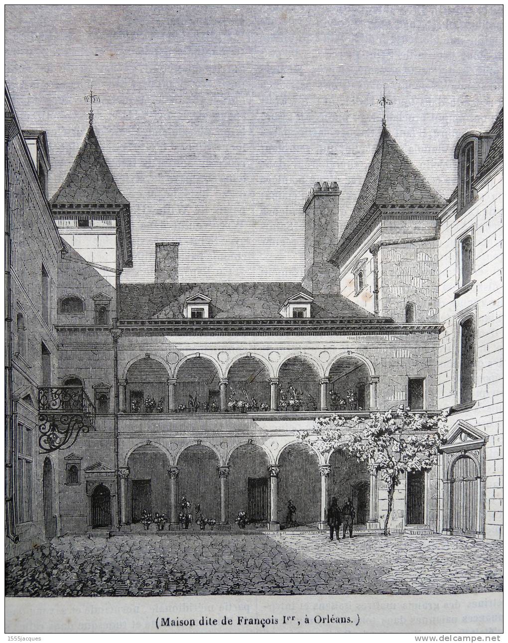 LE MAGASIN PITTORESQUE - JUIN 1842 - N°25 : ARCHITECTURE RENAISSANCE - ORLÉANS PARIS REIMS SAINT-DENIS VARENGEVILLE - 1800 - 1849