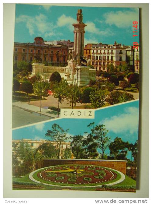 5037  CADIZ POSTAL AÑOS 1970 MAS DE ESTA CIUDAD EN MI TIENDA - Cádiz