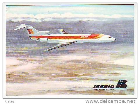 Postcard - Boeing 727 - 1946-....: Moderne