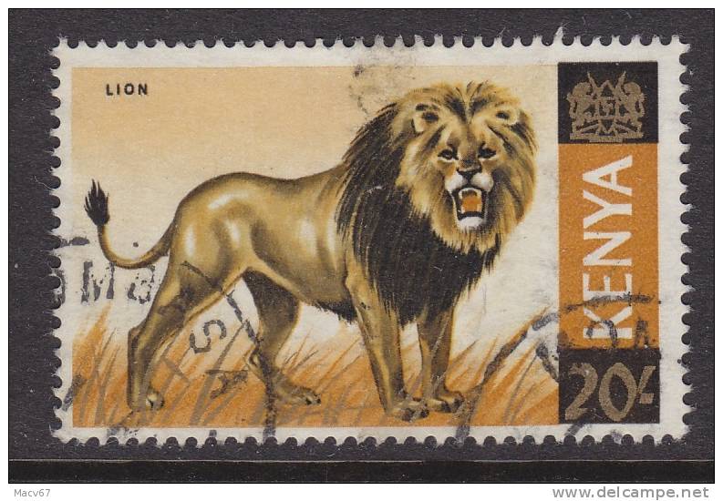 Kenya 35  (o)  FAUNA  LION - Kenya (1963-...)