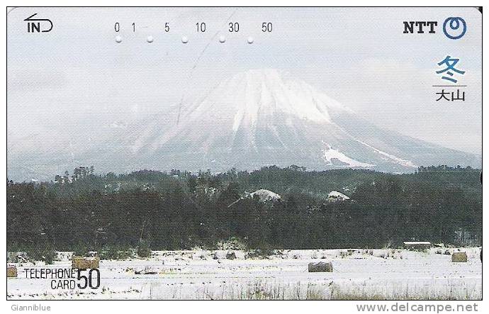 Mountain/Montagne - Japan Phonecard - Montagnes