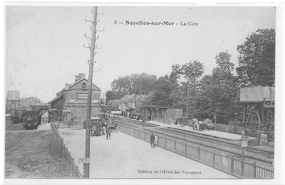 80 // NOYELLE SUR MER - La Gare, Edit De L'hotel Des Voyageurs - Noyelles-sur-Mer