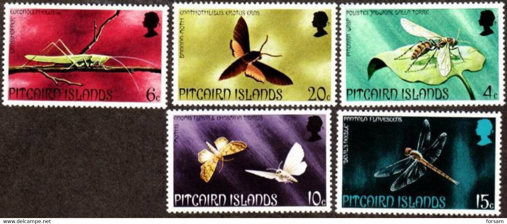 PITCAIRN ISLANDS..1975..Michel # 151-155...MNH. - Pitcairn Islands
