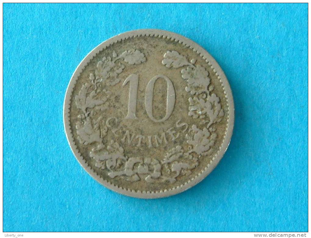 1901 - 10 CENTIMES / KM 25 ( For Grade , Please See Photo ) ! - Lussemburgo