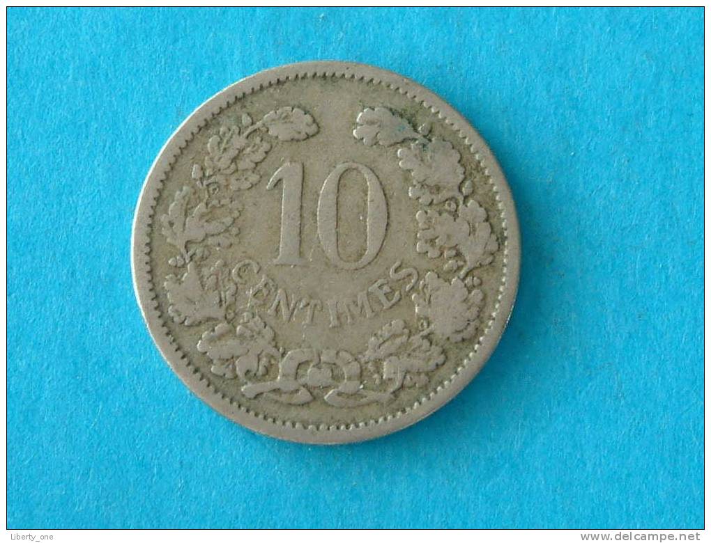 1901 - 10 CENTIMES / KM 25 ( For Grade , Please See Photo ) ! - Luxembourg