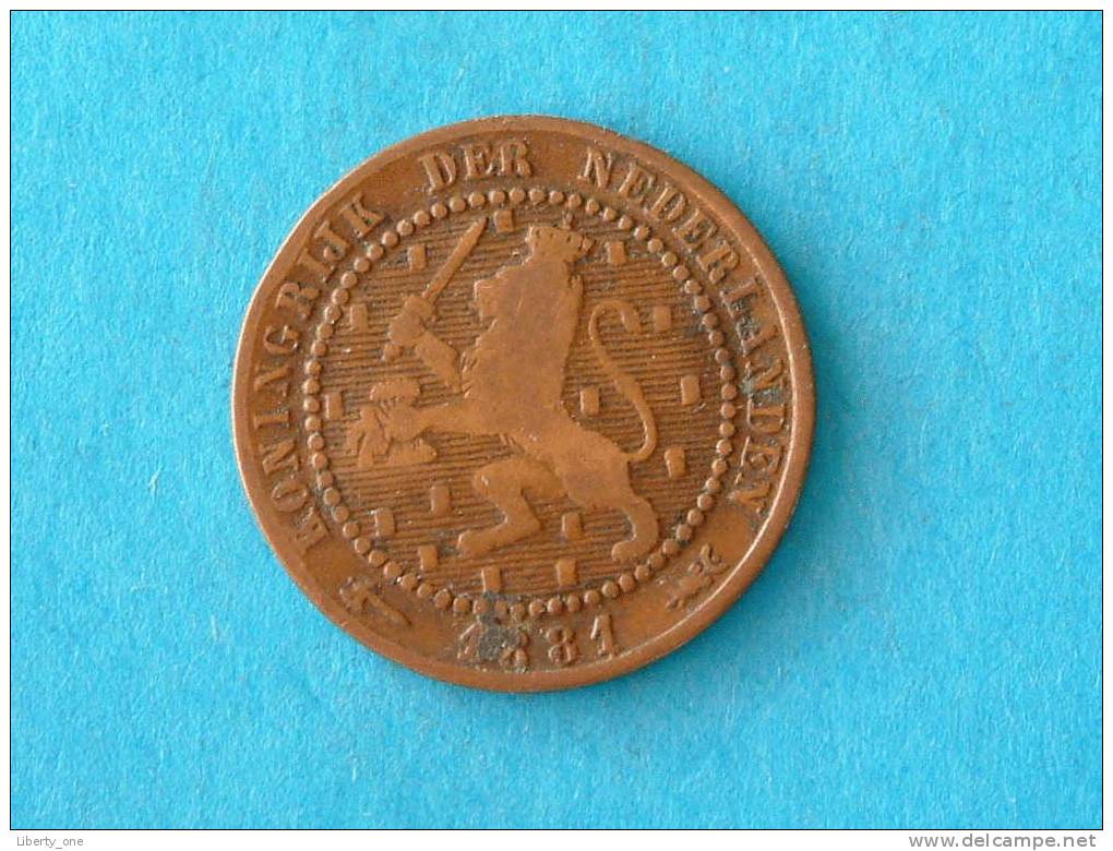 1881 - 1 CENT / Mevius 698 ( For Grade , Please See Photo ) ! - 1849-1890 : Willem III