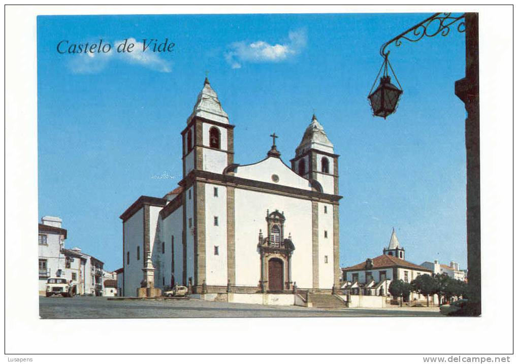 Portugal Cor 7065 – ALENTEJO - CASTELO DE VIDE - IGREJA DE SANTA MARIA DA DEVESA - Portalegre