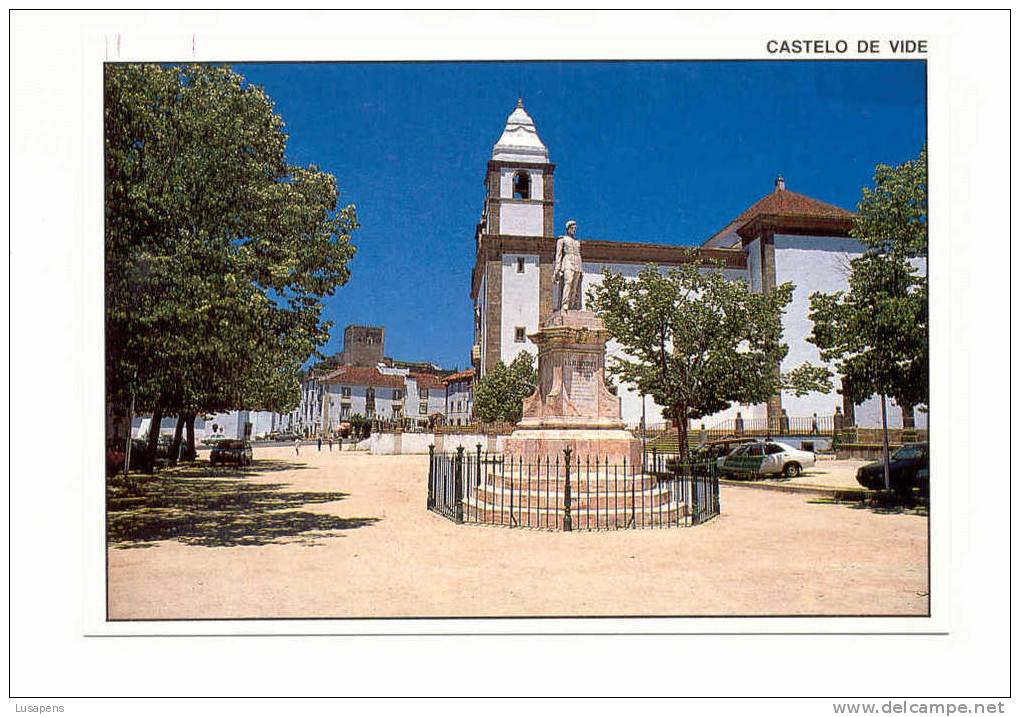 Portugal Cor 7076 – ALENTEJO - CASTELO DE VIDE - PRAÇA D. PEDRO V - Portalegre