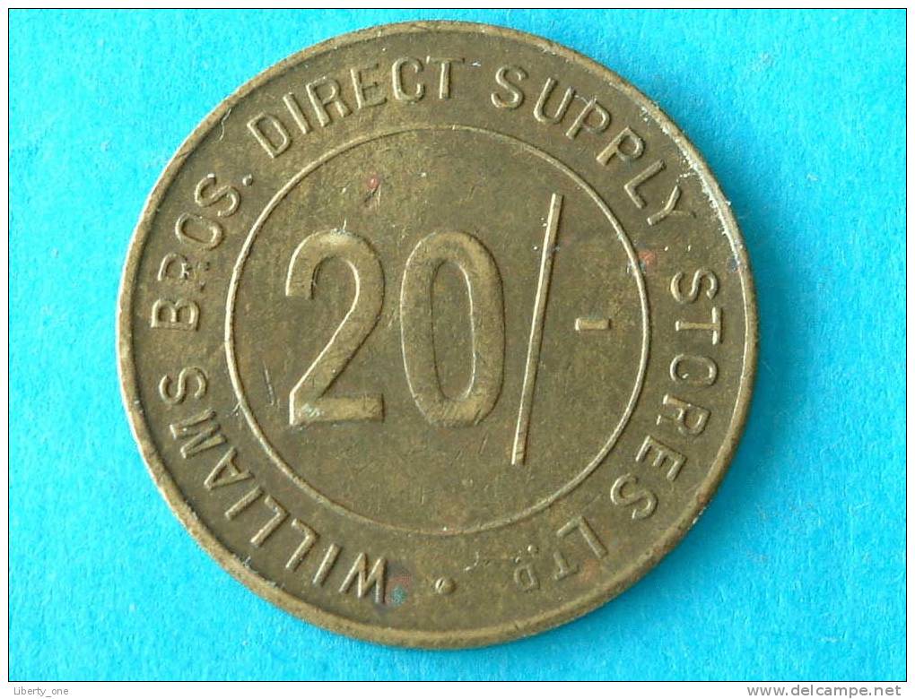 WILLIAMS BROS. DIRECT SUPPLY STORES LTD.  20/- ( For Grade, Please See Photo ) ! - Autres & Non Classés