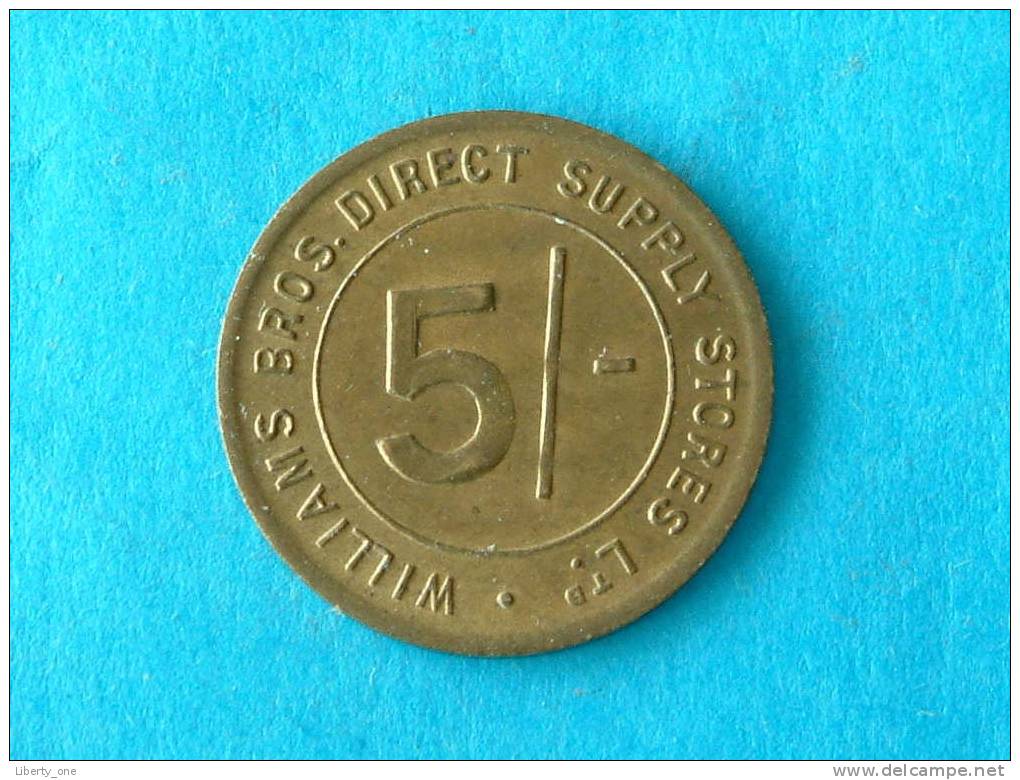 WILLIAMS BROS. DIRECT SUPPLY STORES LTD.  5/- ( For Grade, Please See Photo ) ! - Other & Unclassified