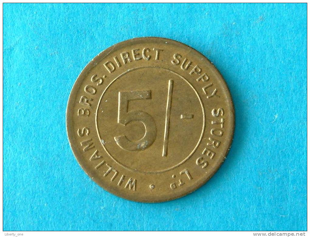 WILLIAMS BROS. DIRECT SUPPLY STORES LTD.  5/- ( For Grade, Please See Photo ) ! - Otros & Sin Clasificación