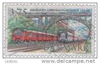 Danemark 1997. ~ YT 1158 - Trains Sous Le Pont Carlsberg - Usati