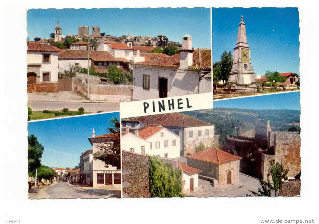 Portugal Cor 7099 – PINHEL - ASPECTOS DA CIDADE - POST OFFICE CORREIOS CASTELO - Guarda