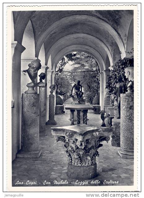 ANA-CAPRI - San Michele - Loggia Delle Sculture - Casoria