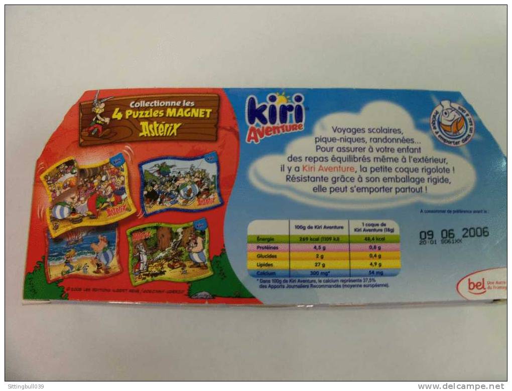 ASTERIX. Boîte PUB KIRI Avec 8 Coques Illustrées Et 1 Puzzle Magnet Non Déballé. 2005 Ed. Albert René / GOSCINNY-UDERZO - Advertisement