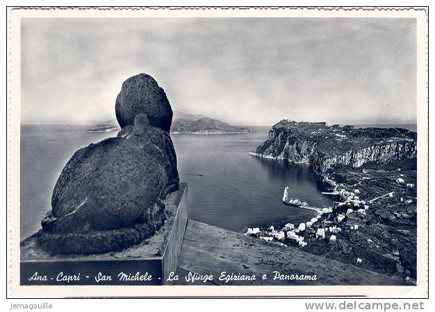 ANA-CAPRI - San Michele - La Sfinge Egiziana E Panorama - Le Sphinx Egyptien * - Afragola