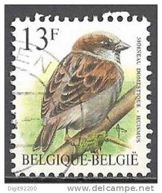 1 W Valeur Oblitérée,used - BELGIQUE - YT 2533 - Moineau Domestique - N° 1267-6 - Sparrows
