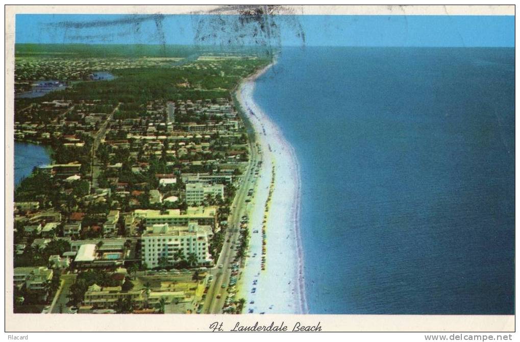 6956    Stati  Uniti    Ft.  Lauderdale  Beach  VG  1965 - Fort Lauderdale