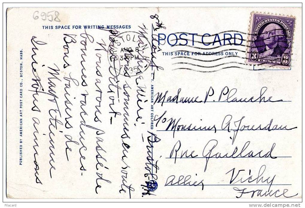 6958    Stati  Uniti    Lake  Winnepesaukee  N. H.  From  Spindle  Point   VG  1935 - Other & Unclassified