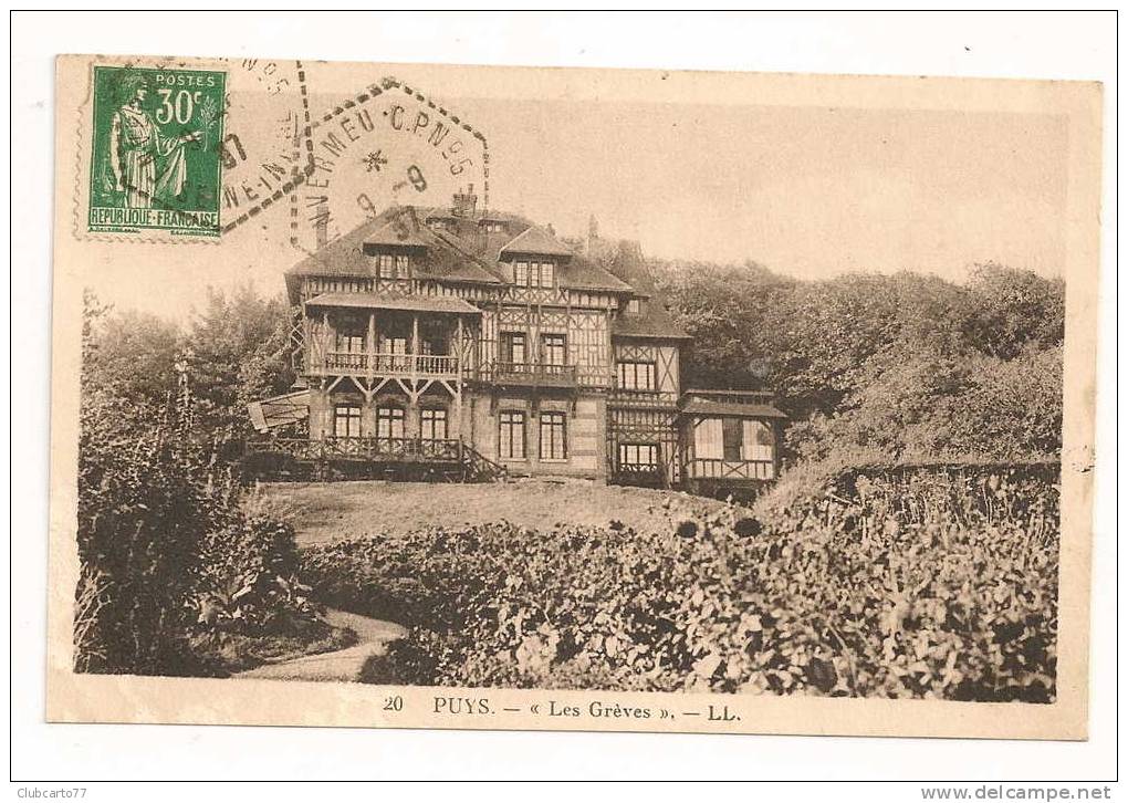 Envermeu (76) : Villa "Les Grèves" à Puys En  1937. - Envermeu