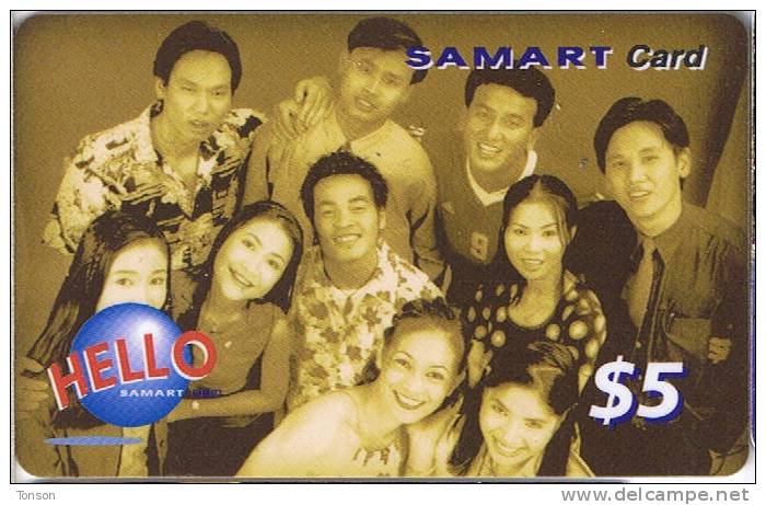 Cambodia, Hello SAMART Card, $5, Young People . - Camboya