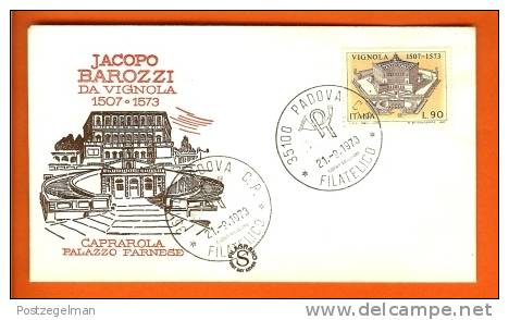 ITALY 1973 FDC Mint Jacopo Barozzi 1416 - FDC